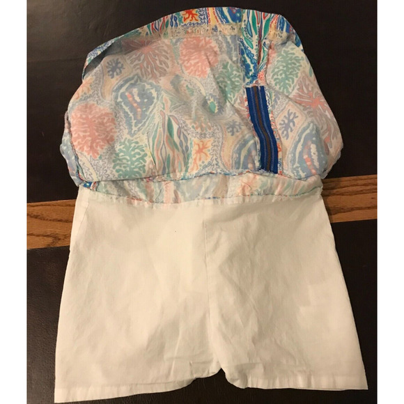 Lilly Pulitzer Auden Multi Color Let Minnow Print Skort with Zipper - Size 00 - Picture 5 of 10